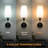 Solid Brass Led Armed Sconce