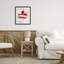 True North Maple Leaf Framed Print Under Glass, design by Lil' Rue-2038232130-2038232132