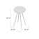 Coupland 3 Piece Counter Height Dining Set