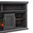  Delta Console with 23" Fireplace Insert in Grey