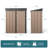 Aiho 5 ft. W X 3 ft. D Metal Vertical Storage Shed-87077908
