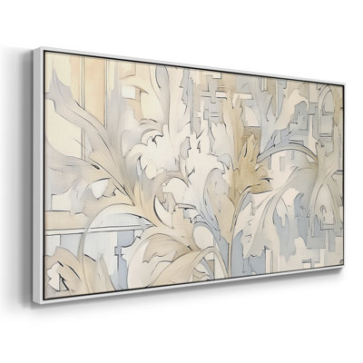 Série abstraite - XXVII - Toile tendue avec châssis encadré - Prêt à être accroché