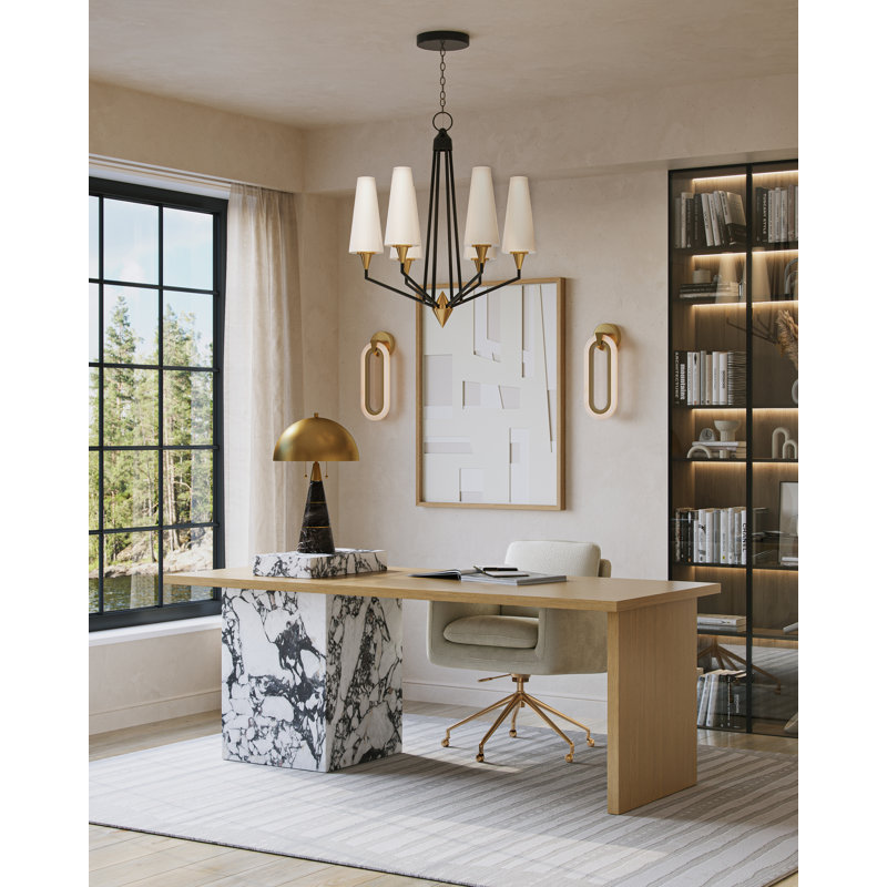 Hennin 6 - Light LED Chandelier