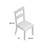 18.5'' H Genuine Leather Upholstered Side Chair