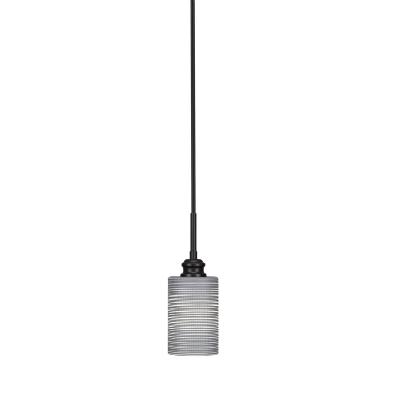Edge Cord Mini Pendant, Grey, Espresso