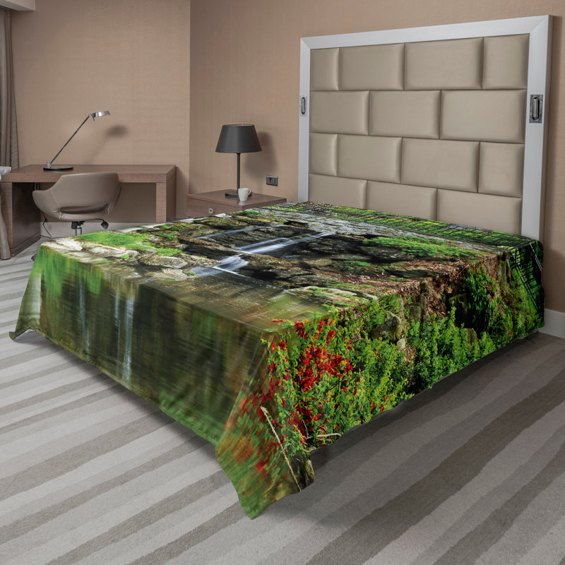 Drap-housse Ambesonne, Drap plat pour très grand lit californien