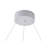 Modern 1 Light LED White Round Pendant-226180389