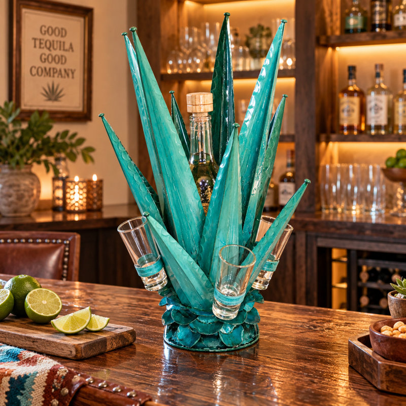 Porte-bouteille Agave Reserve, Teal