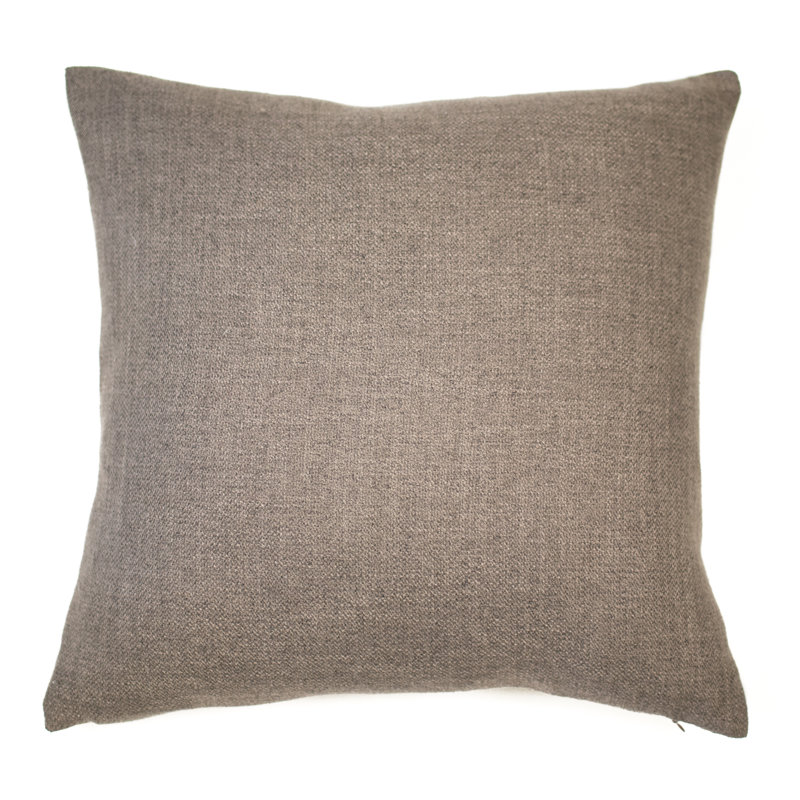 Feathers Throw Pillow, Pinecone