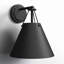 Kinston Single Light Steel Dimmable Armed Sconce-2037956763-2037956764