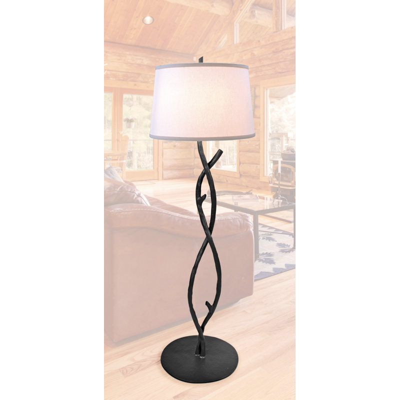59'' Black Tree Floor Lamp