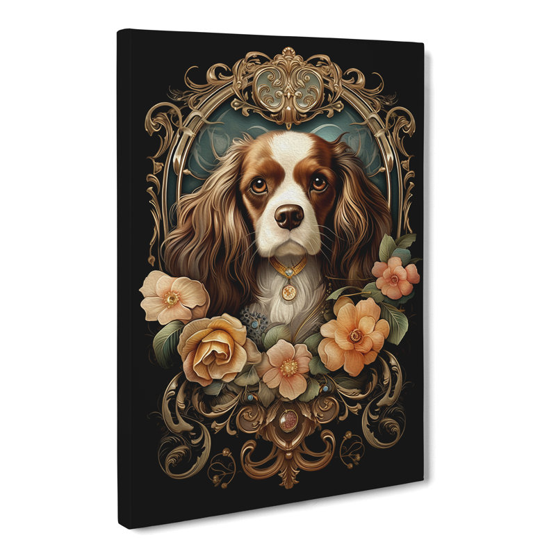 Cavalier King Charles Spaniel - Wrapped Canvas, 60cm H x 40cm W x 3cm D