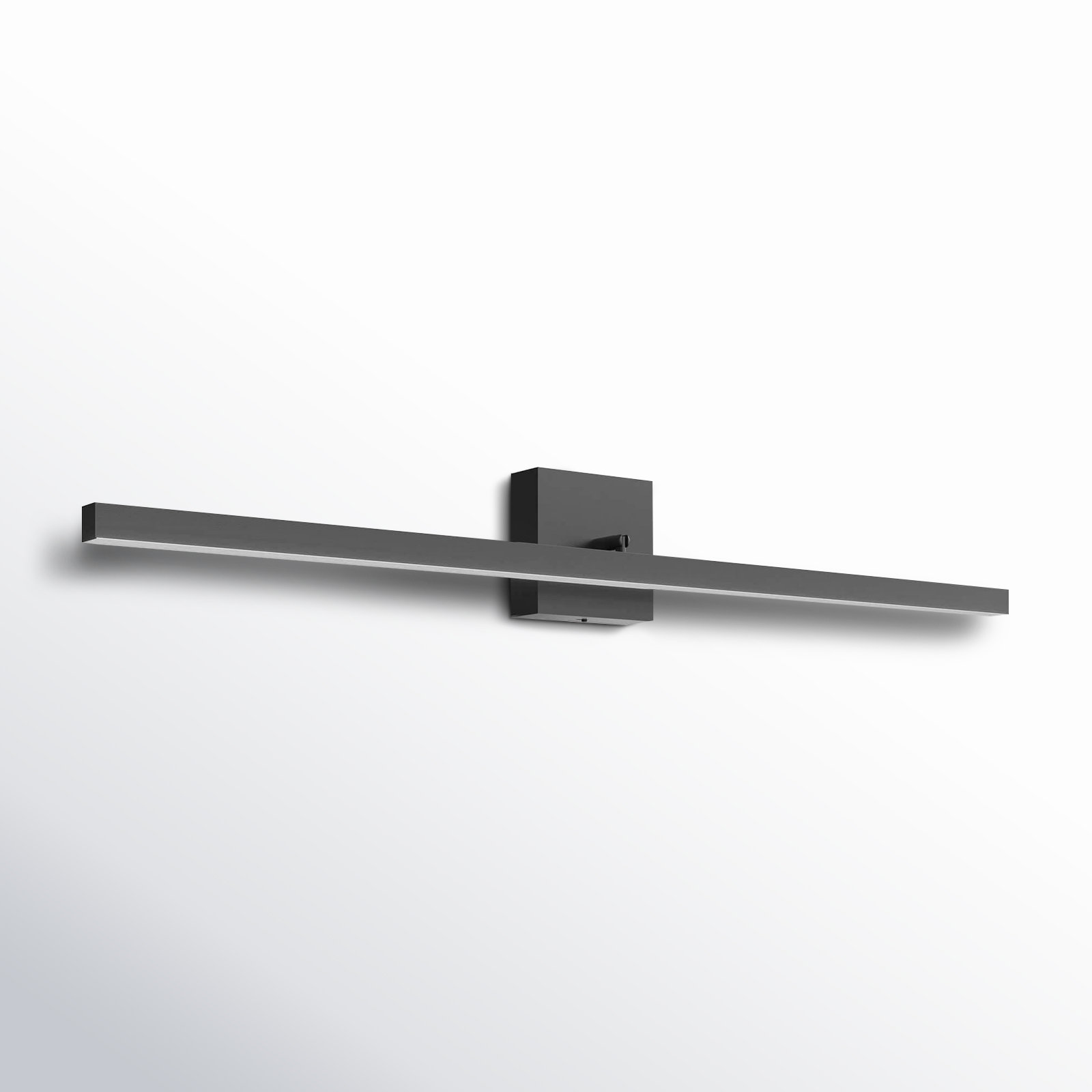 Rubie Single Vanity Light, Black