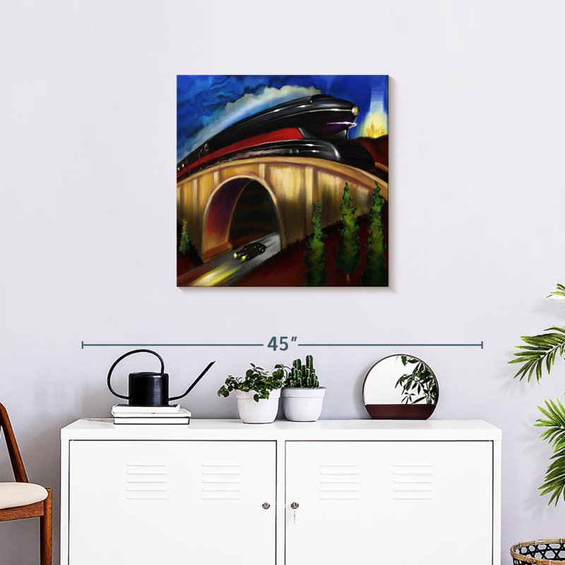 Mehar Highway Tunnel Under Railway, 24" H x 24" W