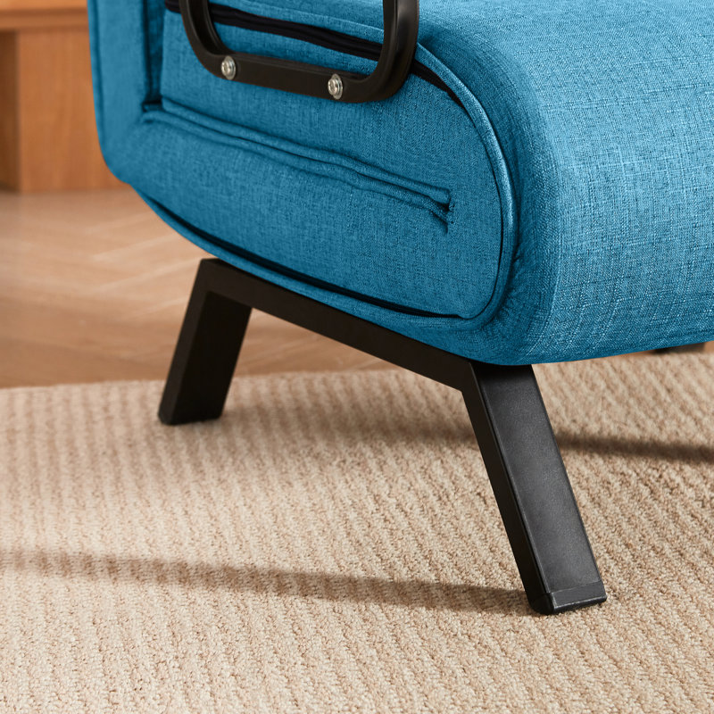 51 fauteuils-lits multifonctionnels pour adultes 51 - Coussin ajustable et intriguant, futon simple et petit espace, appartement, bureau (bleu amusant