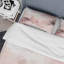 Pink Delicate Abstract Marble III - Ensemble de housse de couette en marbre Abstract - Microfibre de polyester-335458361