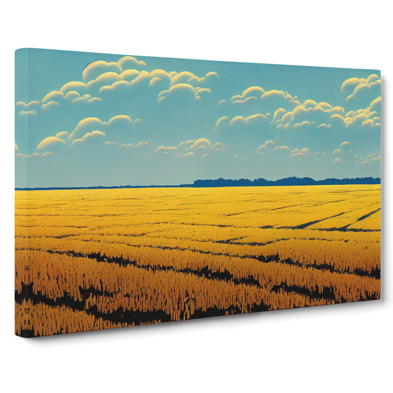 Traditional Wheat Field - Wrapped Canvas, 35cm H x 50cm W x 3cm D