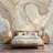Beige Marble Abstract Wallpaper-93707583