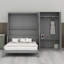 Lit escamotable mural avec placard-1350451816