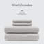 Ensemble de draps en tricot de coton toutes saisons-112218774-112218773