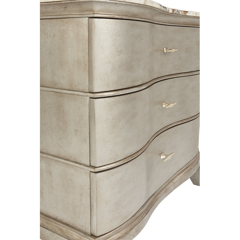 Starlite 37.5'' W 3 - Drawer Dresser