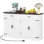 Buffet 55 "avec 4 portes de grange Farmhouse