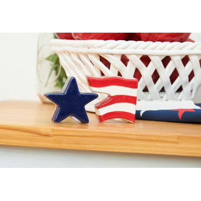American Flag Patriotic Salt and Pepper Shaker