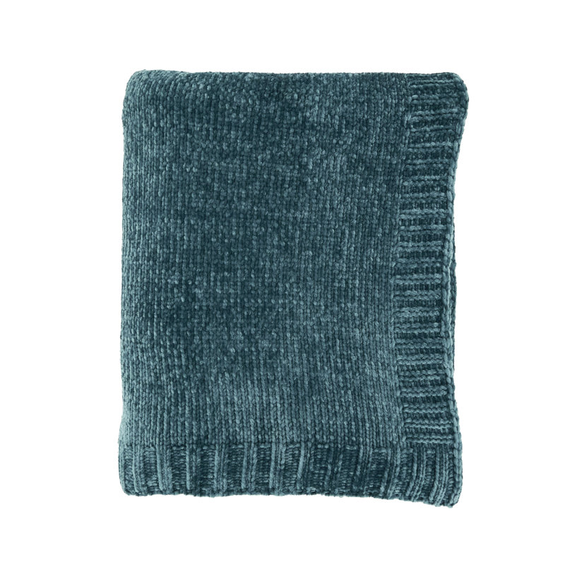 Jeté en tricot Carley Anden, Vert
