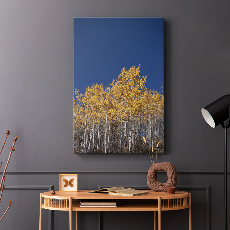 Ambre dans la forêt - Cavas enveloppés de galerie, H 36 po x l 24 po