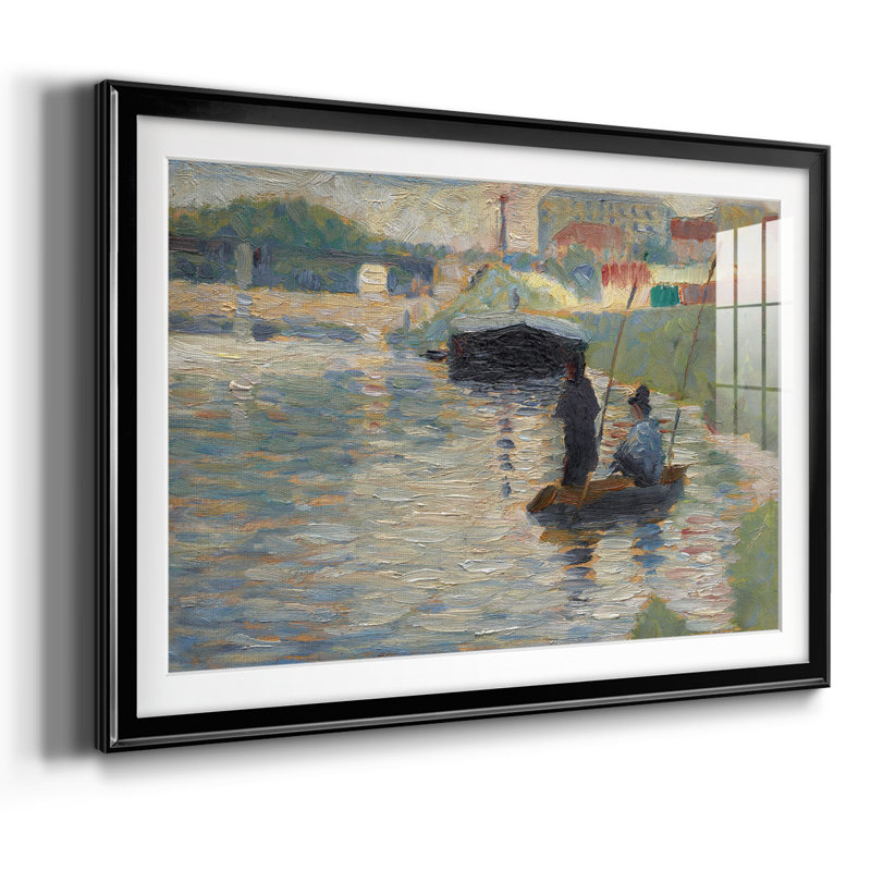 Vue de la seine, Noir, H 27 po x l 39 po x P 1,5 po