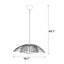 Lustre géométrique simple à 1 lumière Hehre-944079866