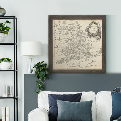" Map Of England & Wales "