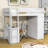 Helfrid 2 Drawer Loft Bed with Built-in-Desk-843125948-843125949