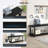 Modern Wood And Metal Shoe Storage Bench