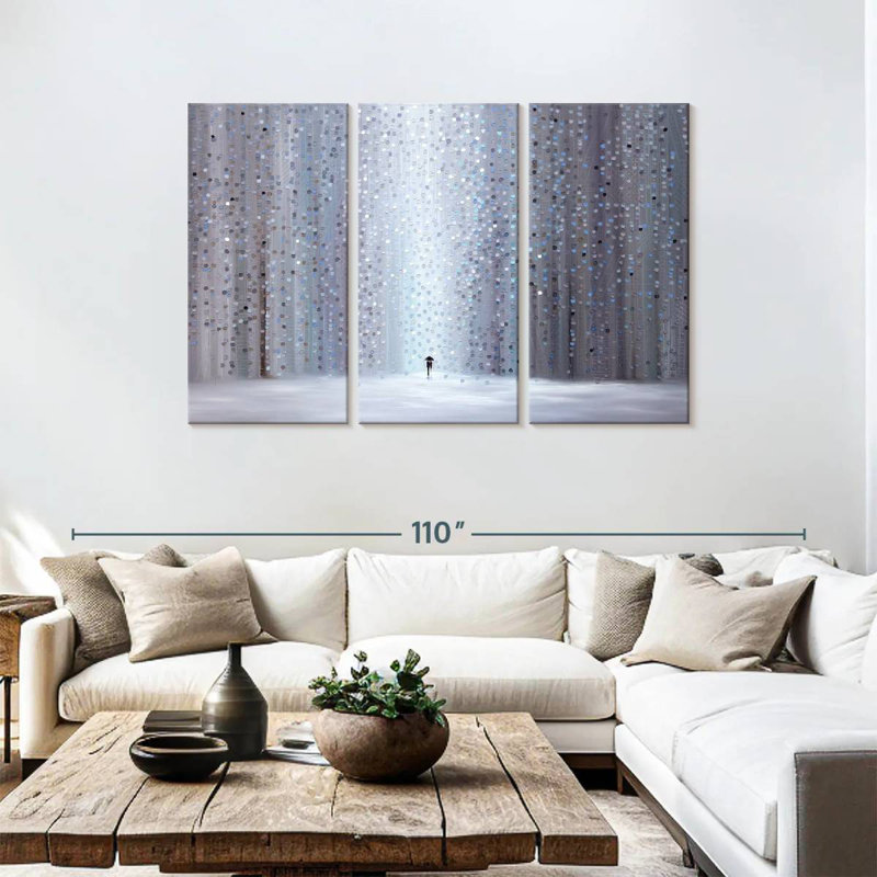Avery Rainy Stroll II, 48" H x 74" W