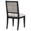 Chaise d'appoint de salle à manger rembourrée en gris et noir Dutchie (ensemble de 2)