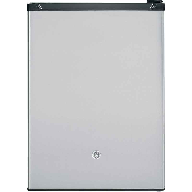 GE Appliances 5.6 Cubic Feet Convertible Mini Fridge with Freezer, Stainless Steel