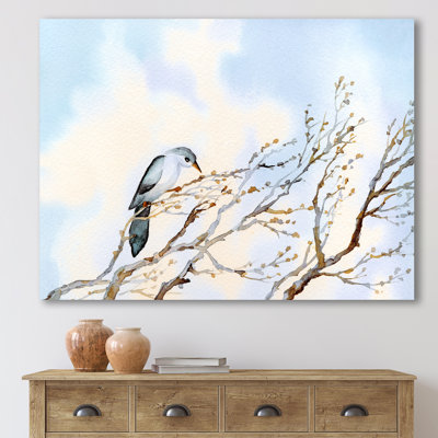 " Big Old Dead Barren Twig Yard " Painting Print
