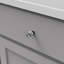 Poignée ronde Midwood - Bouton d'armoire 1 po de diamètre en acajou et noir mat - Quincaillerie contemporaine pour tiroirs et armoires-116641520-88152468