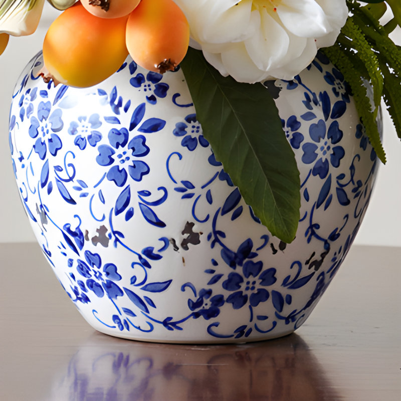 Ornements de fleurs simulées