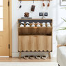 16 Pair Shoe Storage Cabinet