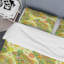 Cachemire vert floral - ensemble de housse de couette abstrait - microfibre de polyester-895098469