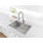 Ruvati 33 x 22 inch Drop-in Topmount Zero Radius Stainless Steel Kitchen Sink Single Bowl - 4 holes