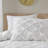 Bailey White Diamond Pucker Woven Wrinkle Resistant 4-Piece Full/Queen Comforter Set-110406109-110406104