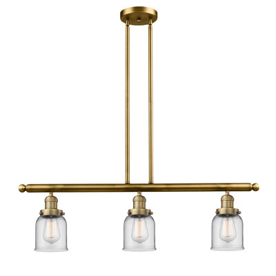 Cloche - 3 lumières 41 po - Lampe pour îlot suspendu