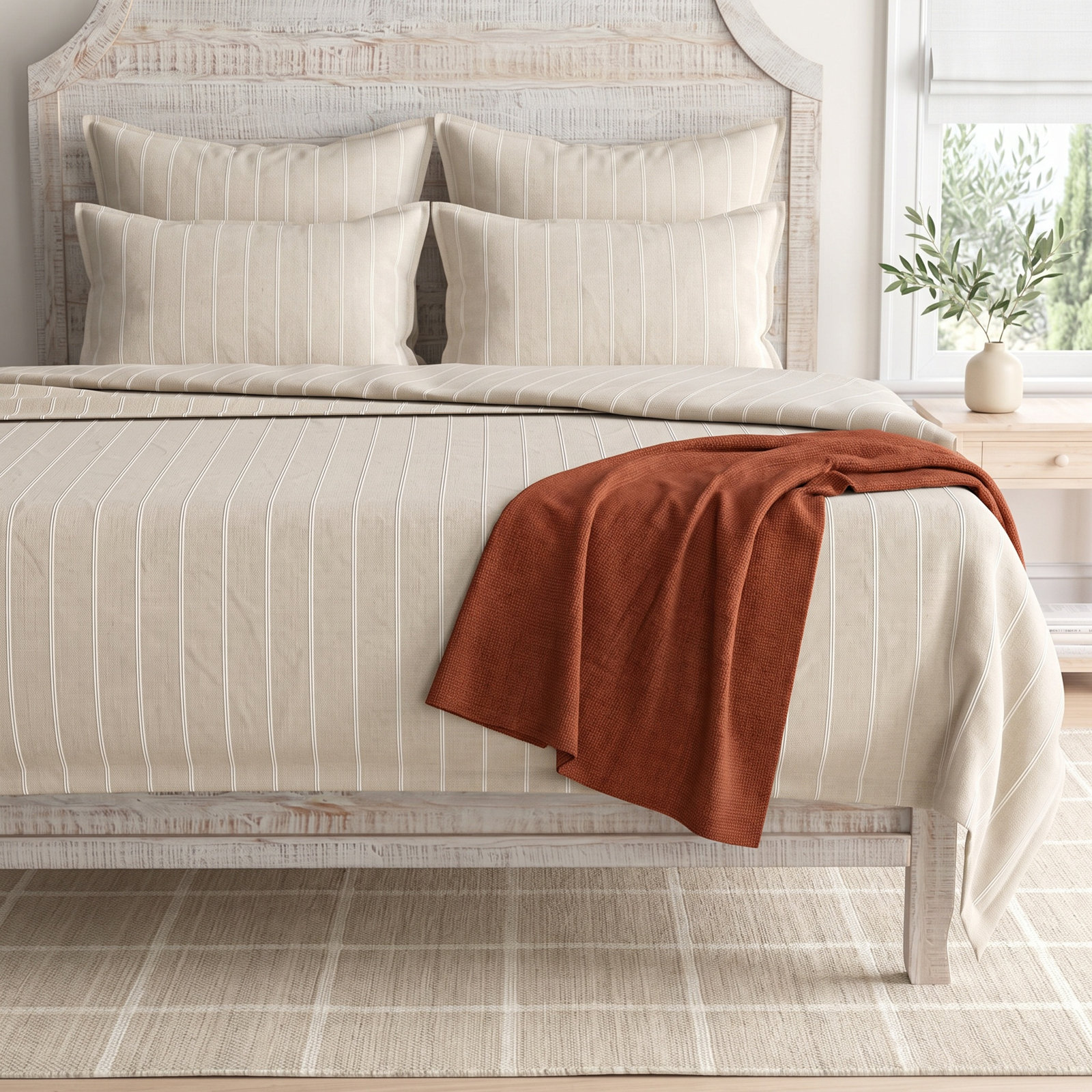 Mazan Cotton Duvet Cover Set, Queen Duvet Cover