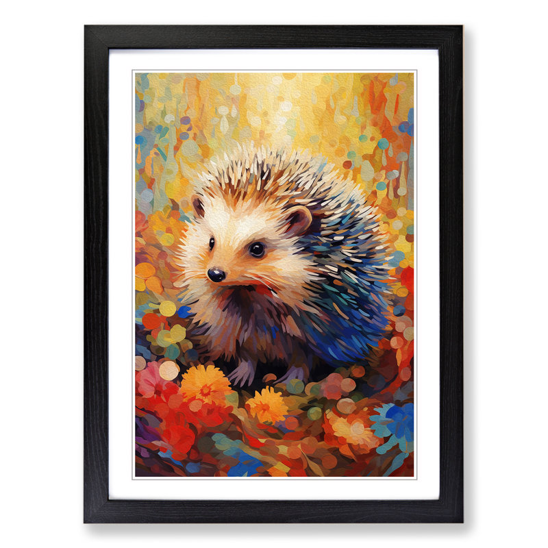 Hedgehog Abstract No.3 - Framed Print