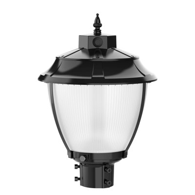 150w/120w/90w Led Post Top Light Outdoor Pole Fixture With Photocell, 14000lm Commercial Area Light, 3000k/4000k/5000k Selectable, Ip65 Waterproof, Ac100-277v, Etl Dlc Listed