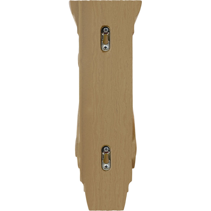 4 3/4"W x 8"D x 13 1/4"H Large Fig Leaf Corbel, Cherry (6-Pack), Cherry