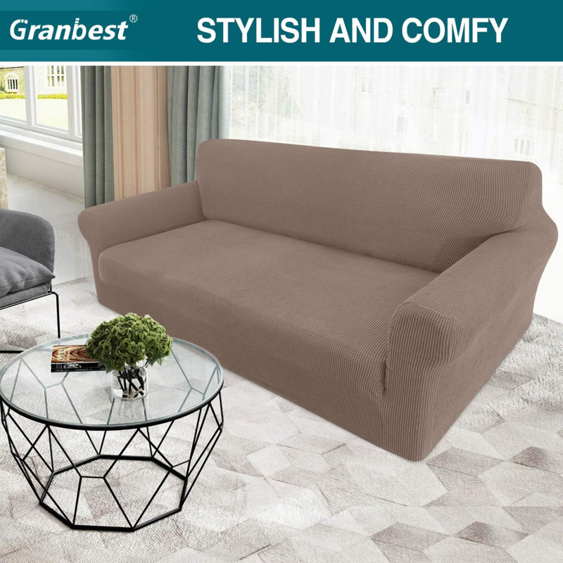 Outdoor Patio Sofa Cover, Grey, 107" H x 235" W x 104" D
